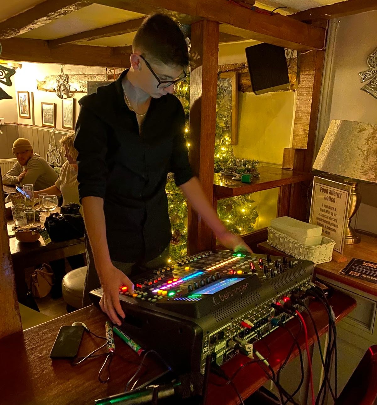 Ellis Fowler on the job